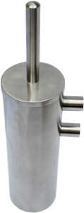 Stainless steel tubular brush holder