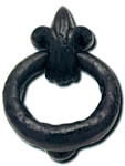 Black Antique Ring Pull Knocker