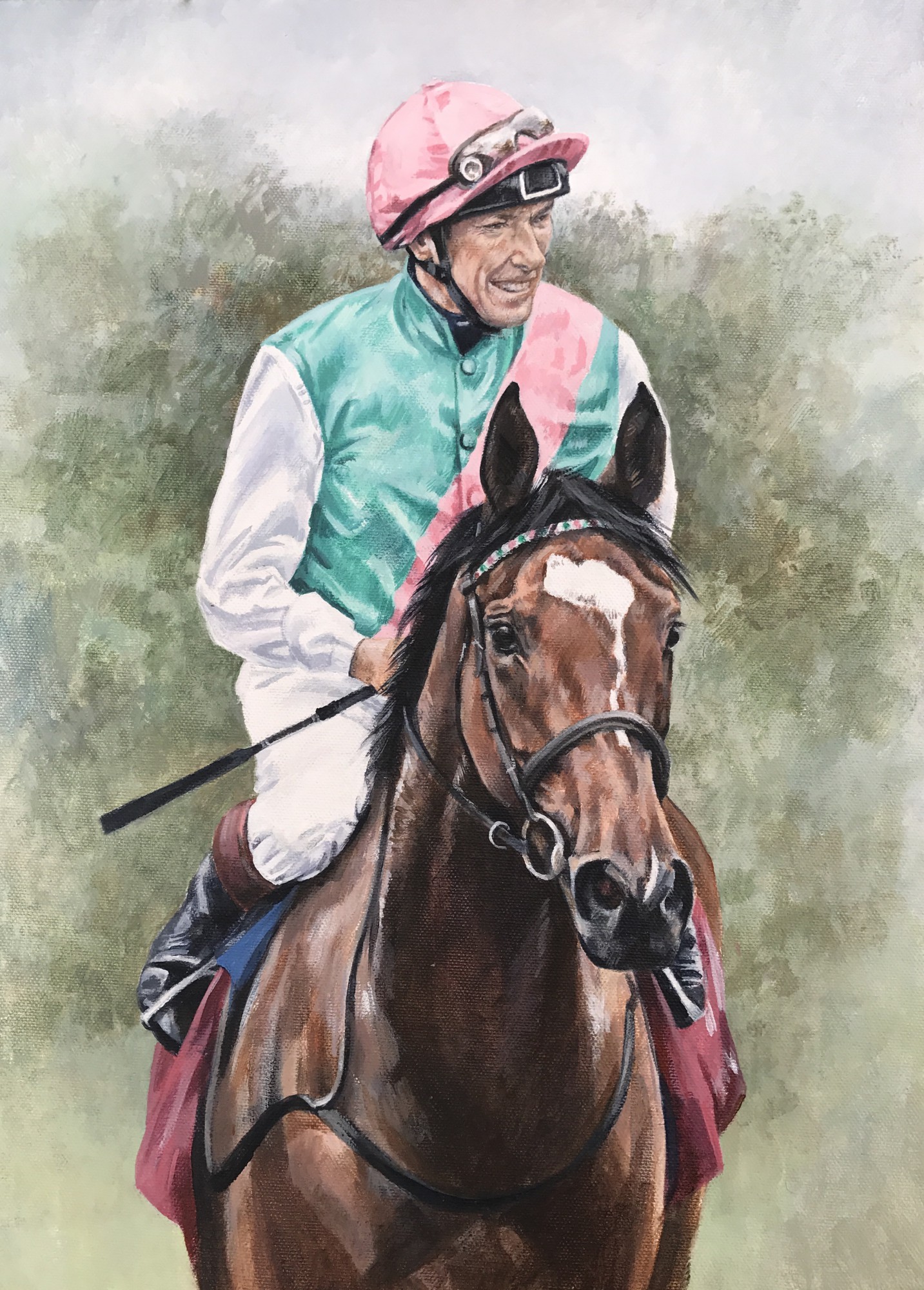 ENABLE Limited Edition Horse racing Print