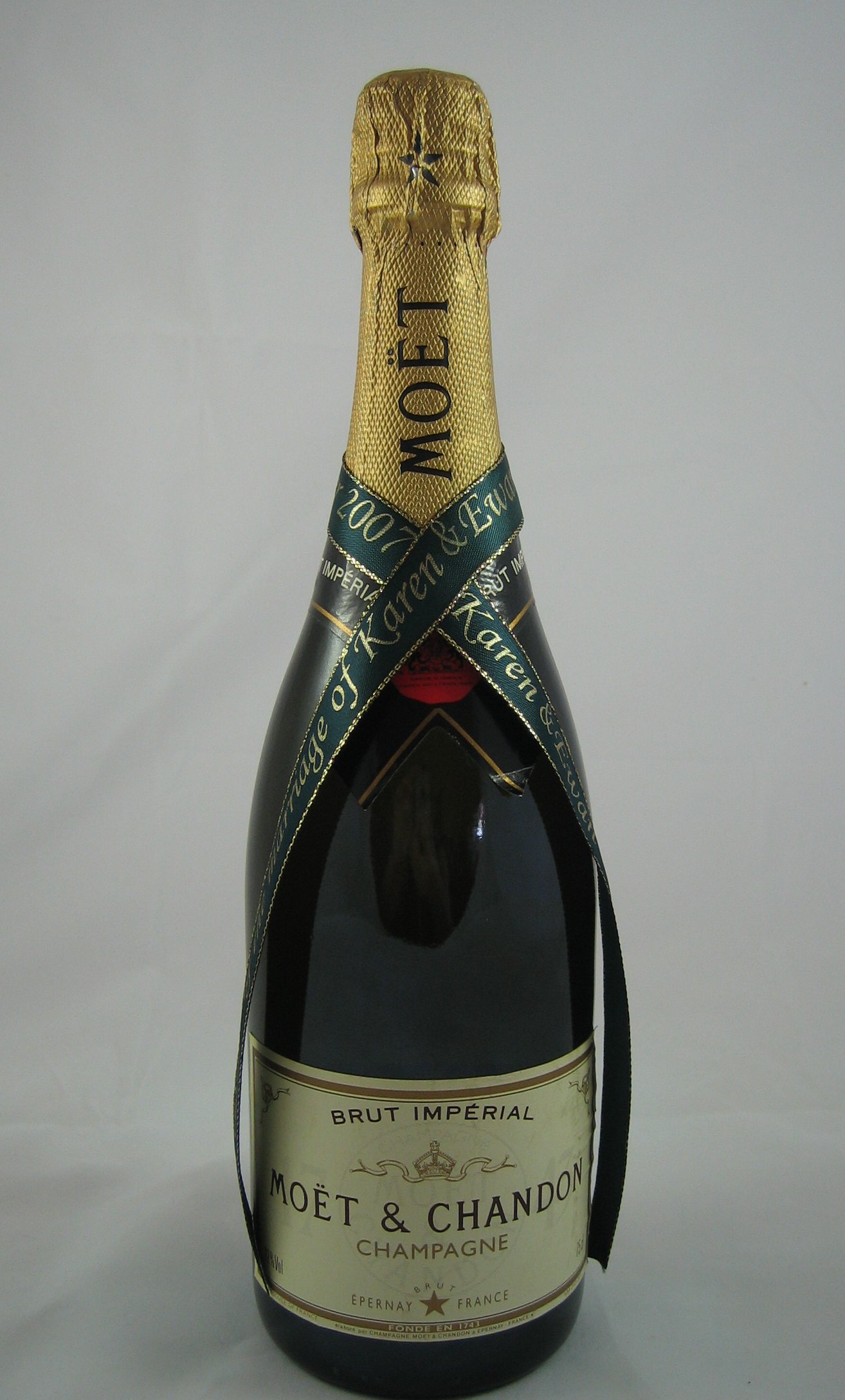 RWLNTGREEN02 Gold Edged GREEN Luxury Champagne/Wine Bottle NeckTie