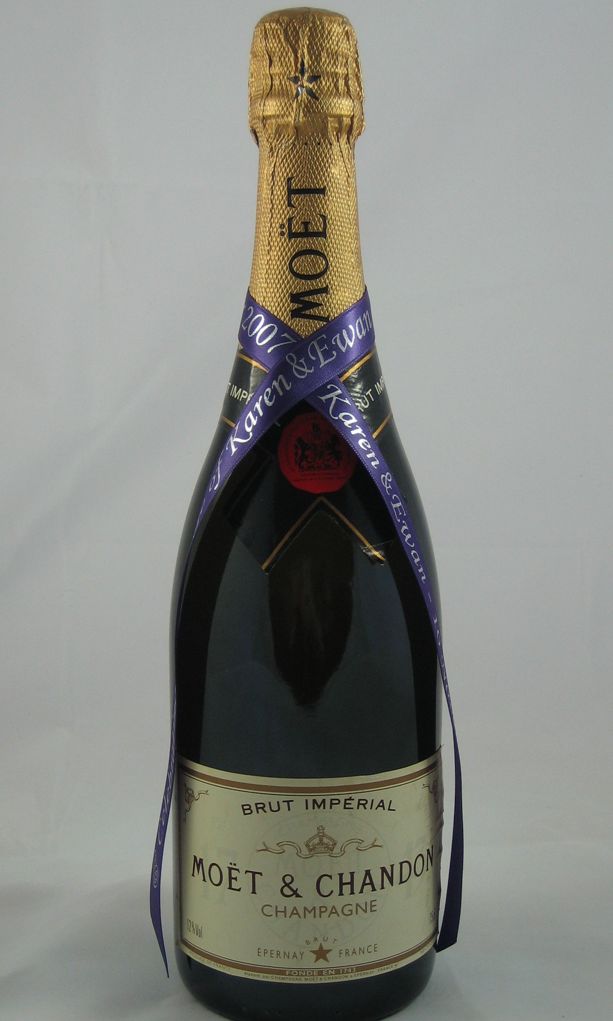 RWNTPURP16 PURPLE Champagne/Wine Bottle Neck Tie