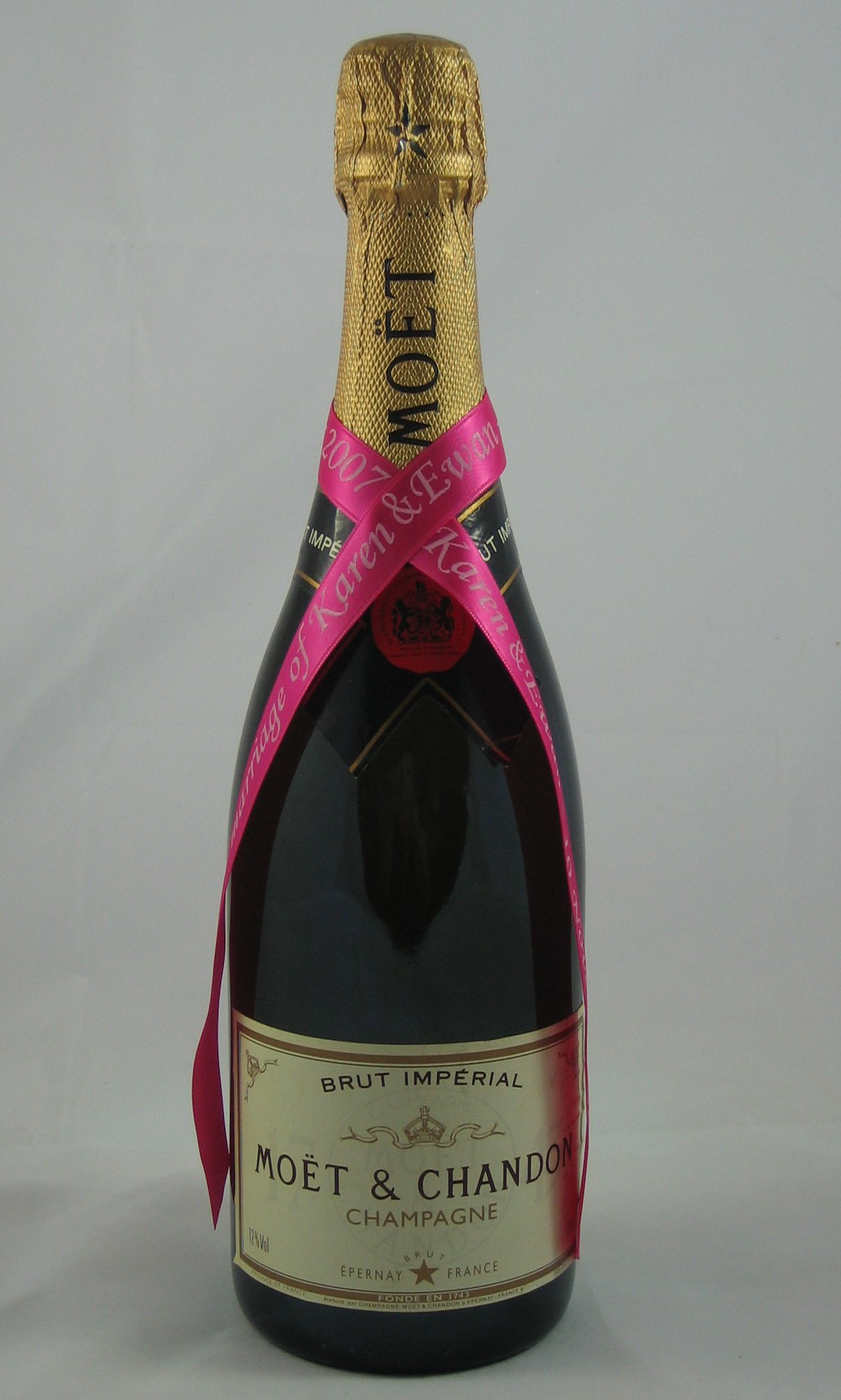 RWRHPINK14 'HOT PINK' Champagne/Wine Bottle Neck Tie