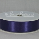 Purple 25mm Satin ribbon reel