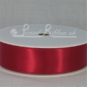 Red 25mm Satin ribbon reel