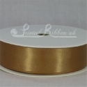 Gold 25mm Satin ribbon reel