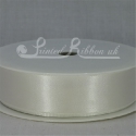 Ivory 25mm Satin ribbon reel