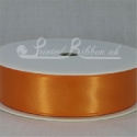 Orange 25mm Satin ribbon reel