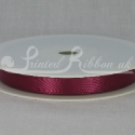 BURGUNDY 10mm Double faced satin ribbon 20m roll