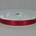 RED 10mm Double faced satin ribbon 20m roll