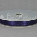 PURPLE 10mm Double faced satin ribbon 20m roll