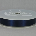 Navy Blue 15mm satin ribbon roll