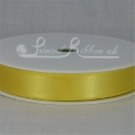Yellow 15mm satin ribbon roll