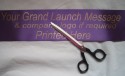 1m bespoke personalised printed grand launch relaunch banner 100mm wide