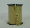 5mm wide gold holographic curling ribbon roll