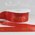 50mm custom printed bespoke personalised double faced satin ribbon 50m roll cheap price