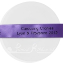 25mm Light Purple personalised, bespoke printed ribbon.