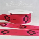 50mm custom printed personalised bespoke double faced satin ribbon 50m roll value for money