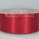 50mm wide red double faced satin woven ribbon 50m long competitive price