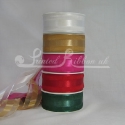 38mm Organza Satin Stripe - 9 Vibrant colours - beautiful plain or printed