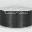 50mm wide black double faced satin woven ribbon 50m long competitive price