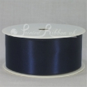 38mm Navy blue plain satin ribbon navy blue plain double faced satin ribbon 25m roll