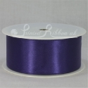 38mm purple satin plain ribbon purple double faced satin plain ribbon 25m roll