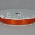 10mm bright orange satin ribbon, orange double faced satin ribbon