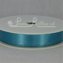 10mm Turquoise plain satin ribbon