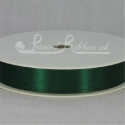 DARK/BONSAI GREEN 15mm Plain satin ribbon