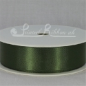 25mm Sage green plain satin ribbon