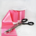 ROSE PINK 100mm Single Faced Satin Ribbon by the metre