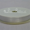 3mm white plain satin ribbon