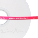 50m roll of FUCHSIA Personalised Printed Custom Satin Ribbon for Wedding favour gifts