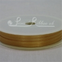3mm Bronze Double Faced Satin Ribbon