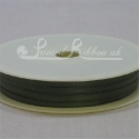 3mm sage green olive green plain satin ribbon