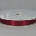 10mm Merlot burgundy plain satin ribbon