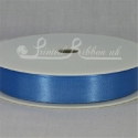 Denim blue 15mm plain satin ribbon