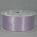 38mm Lilac plain satin ribbon