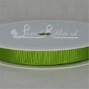 10mm Lime green plain grosgrain ribbon