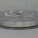 10mm Silver plain grosgrain ribbon
