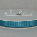 10mm Turqoise plain grosgrain ribbon