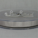 16mm Silver grosgrain ribbon