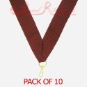 Burgundy Medal ribbon pack of 10