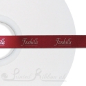 15mm personalised printed merlot ribbon 50m
