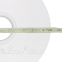 7mm CREAM Bespoke custom printed satin ribbon 50m roll
