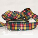25mm Clan Buchanan tartan ribbon by Printed Ribbon UK