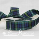 25mm Clan Campbell Tartan ribbon by Printed Ribbon UK