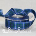 25mm Clan Douglas tartan ribbon by Printed Ribbon UK
