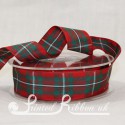 25mm Clan Macgregor tartan ribbon by Printed Ribbon UK
