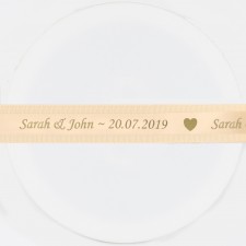 BF25MM 25mm Satin with grosgrain edge ribbon 20m roll